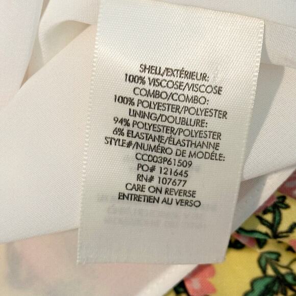 Alice and Olivia Kathy Ruffled Mini Sheath Dress Size US 6  Meadow Magic - Picture 6 of 15